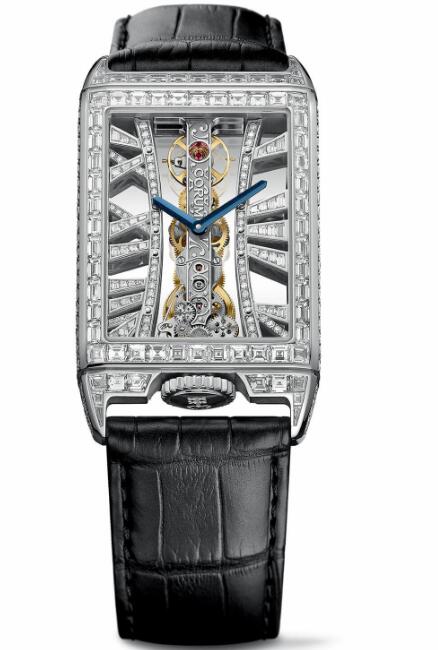 Review Copy Corum Golden Bridge Rectangle Watch B113/03306 - 113.050.69/0F01 MX69G